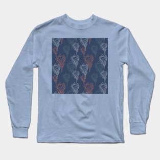 Flower pattern with tropical king proteas Long Sleeve T-Shirt